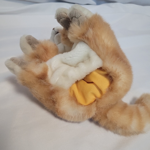 Folkmanis Orange Tabby Cat Plush Hand Puppet 8" - Picture 7 of 10